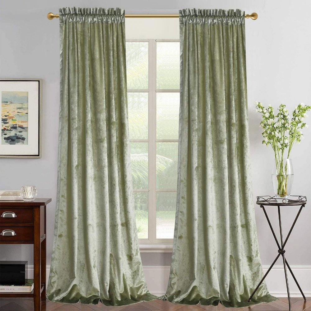 Roslynwood Velvet Curtains - Set of 2